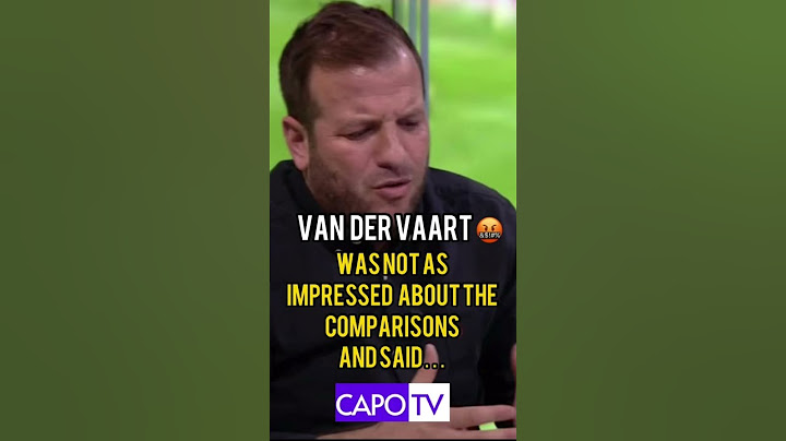 Timo Werner gets DESTROYED by Van Der Vaart after comparison