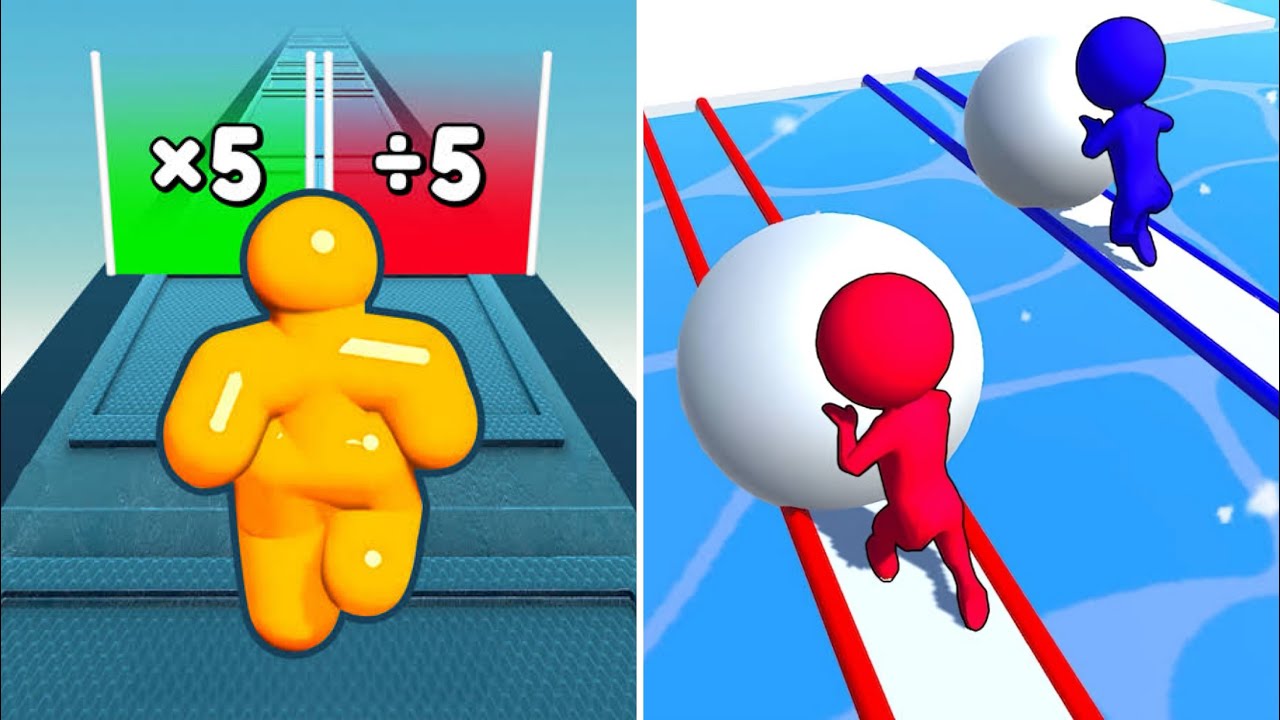 Tall Man Run 🆚 Snow Race Max Levels Walkthrough Android IOS Big Update Gameplay RRE1T