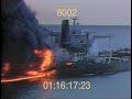 Supertanker Fire | Stock Footage