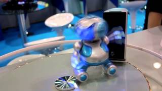 DiscoRobo, The Dancing Robot from Tosy at Toy Fair 2012