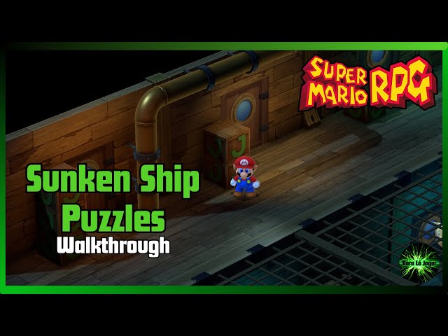 Super Mario RPG Sunken Ship Password and Puzzles (Walkthrough