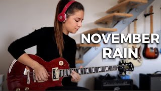 Miniatura de vídeo de "Guns N' Roses - November Rain solo (Cover by Chloé)"