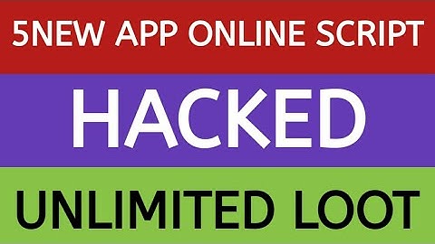 5 New App Online Script | Online Script | By Konan Saifi