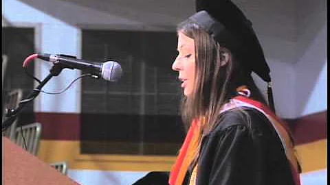 2013 WJU Valedictorian Rebecca Olsavsky Speaks at Graduation