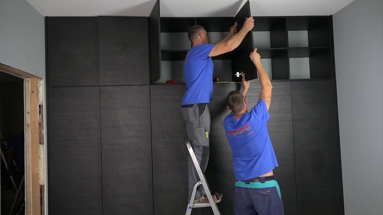 Montering av garderobe på soverom - Garderobeeksperten