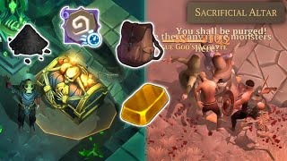 Grim Soul - Easy Black Powder, Rune Wielder, Leather Pannier, Alchemical Gold!! | Sacrificial Altar