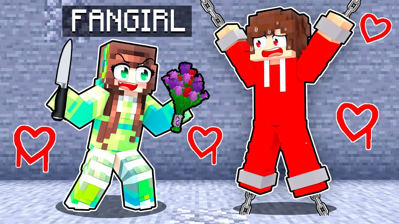 Sparky Has A CRAZY FAN GIRL in Minecraft!