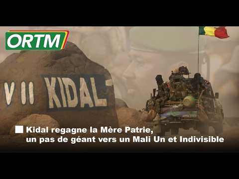 GÉNÉRAL DE DIVISION ÉLISÉE JEAN DAO EN VISITE D'AUTORITÉ ET DE COMMANDEMENT DE 48H À KIDAL ET ANEFIF