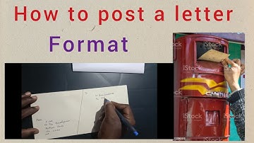 How to write address in cover