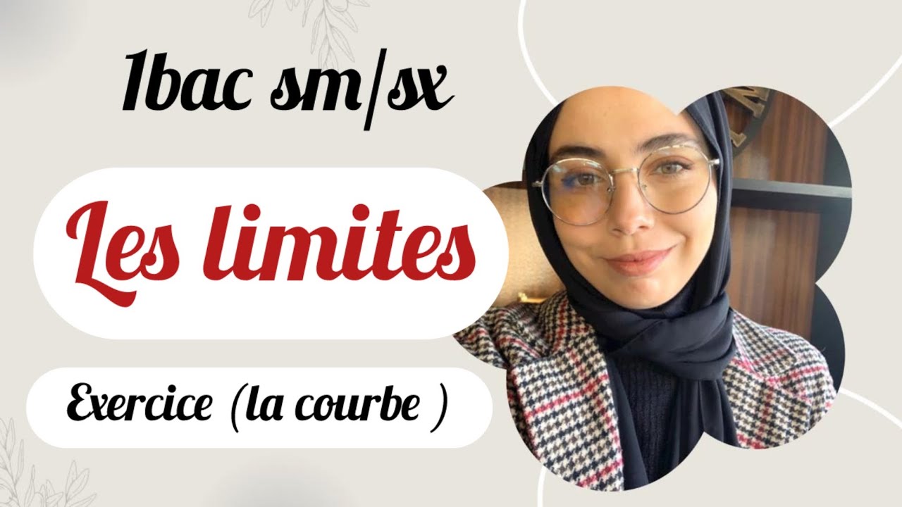 1bac sx/sm:les limites d'une fonction , تمارين، جميع الحالات لي ممكن تحط في المنحنى,la courbe