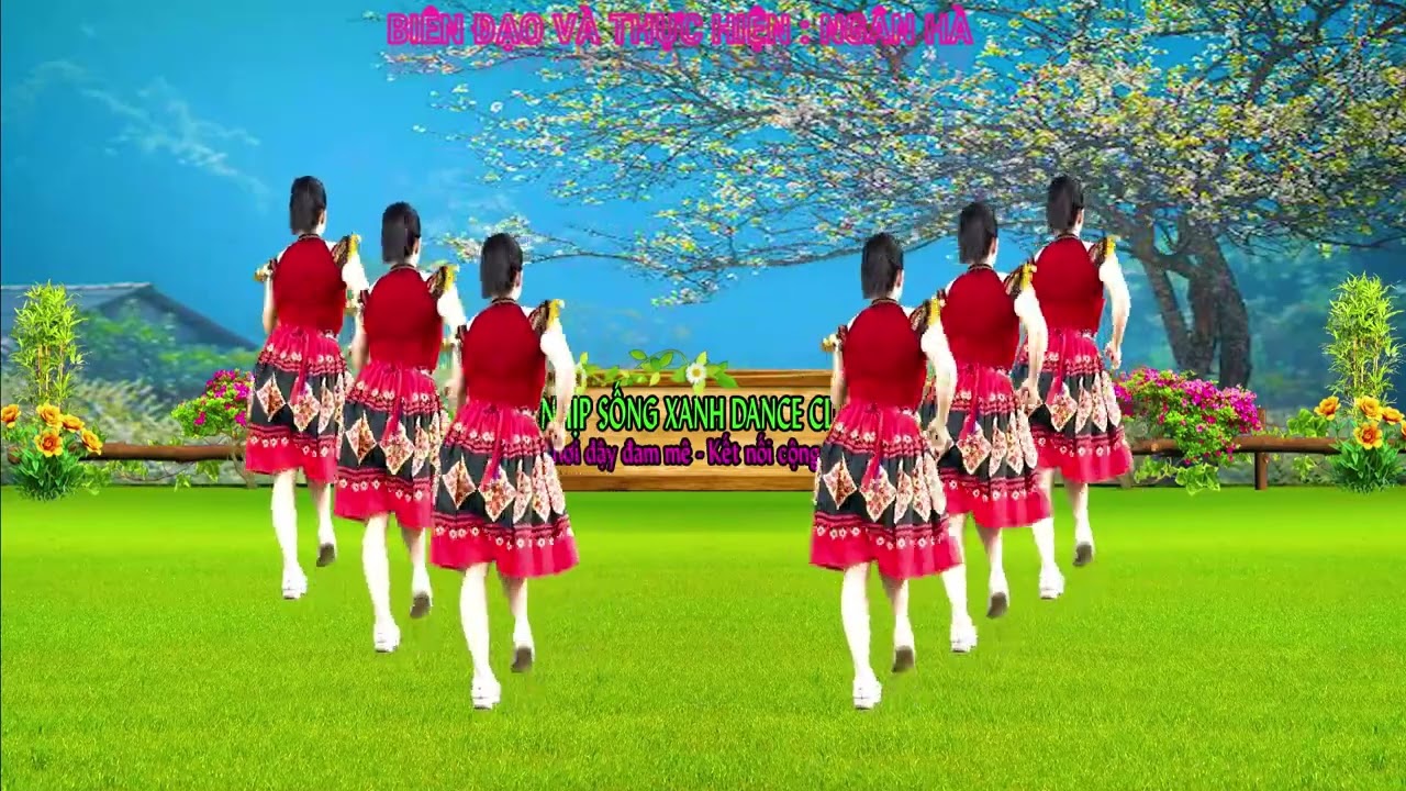 ĐI GIỮA TRỜI RỰC RỠ- DÂN VŨ CÙNG HƯỚNG DỄ TẬP NHẤT