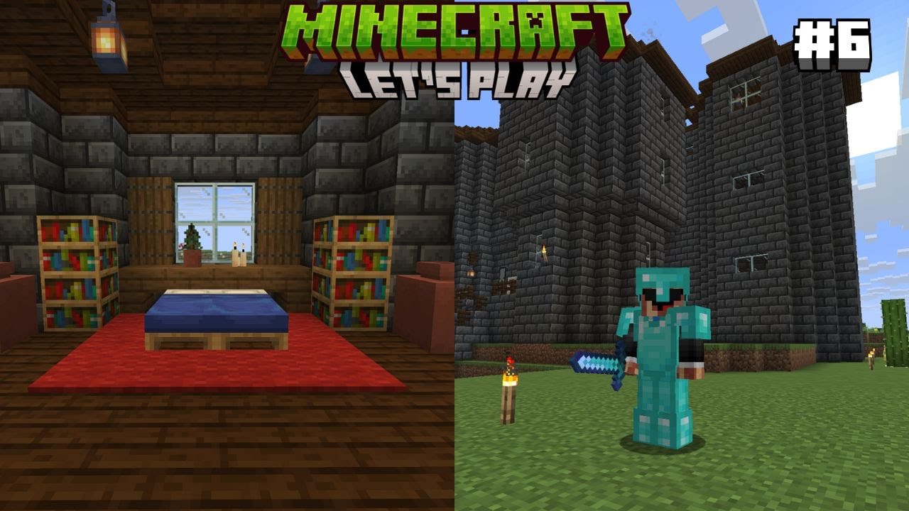 Building onto the Castle | Minecraft Let's Play #6 - YouTube