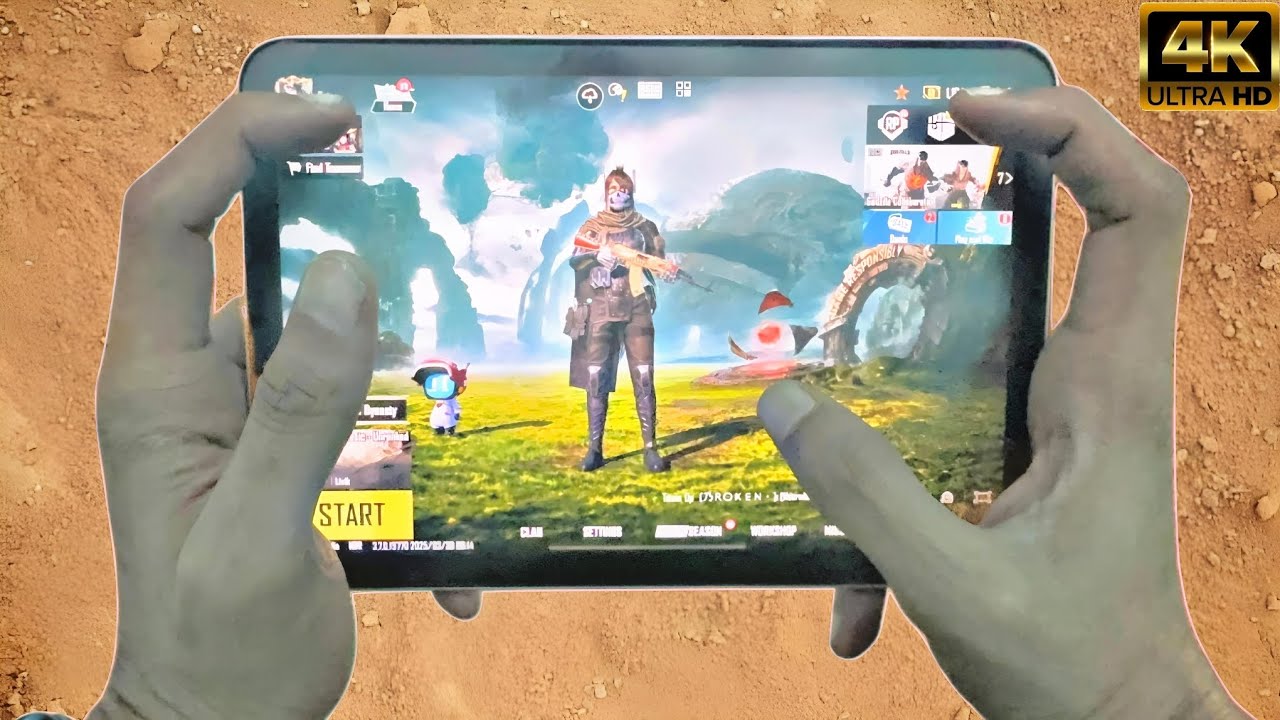 IPAD MINI 6 PUBG HANDCAM 🔥 PUBG TEST ♥️ HDR+EXTREME 🔥 4 FINGERS CLAW+ ...