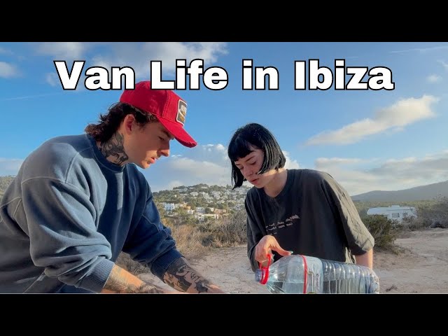 Ibiza van life with my boyfriend class=