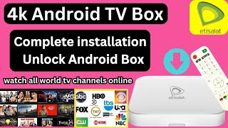 Etisalat Android Box || How to unlock & Setup  Android box screenshot 1