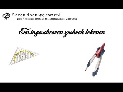 Video: Hoe Teken Je Een Regelmatige Zeshoek?