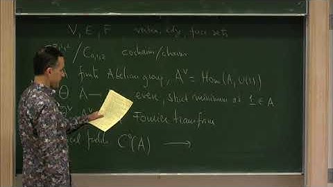 Prof. Constantin Teleman | Kramer-Wannier and electro-magnetic duality in field theory