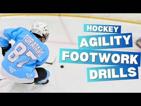 Hockey Agility SPEED Drills - On-Ice Practice
