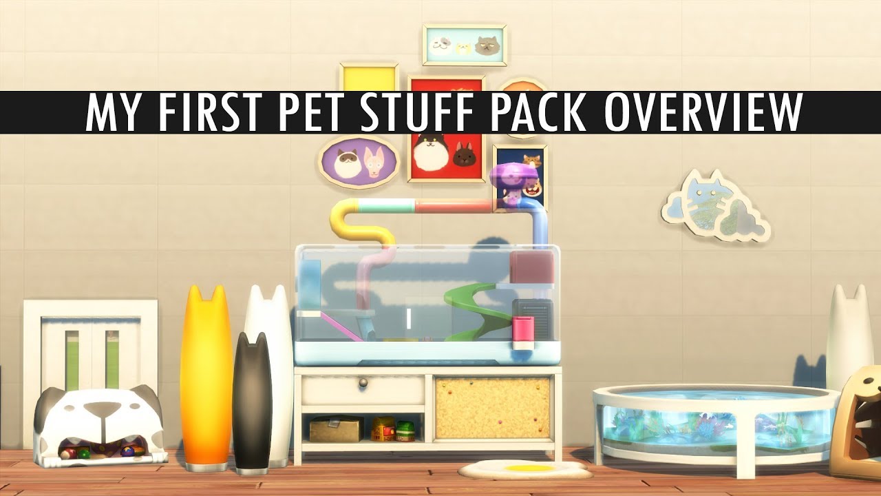 My First Pet Stuff My First Impression The Sims 4 Youtube