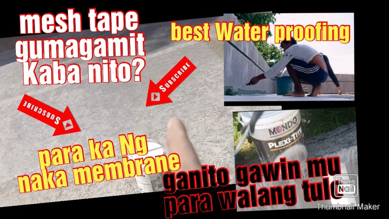 Best Water proofing May GASA ganito kadin ba mag waterproof?? para kana ding naka membrane😱😱