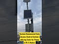 Custom Commercial Gate Security system, utilizing solar power &amp; Wi-Fi nodes for Access Control.
