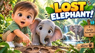 Baby Leo Finds a Lost Elephant! 🐘🌴 | A Jungle Adventure for Kids Update