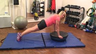 Upside Down BOSU Workout