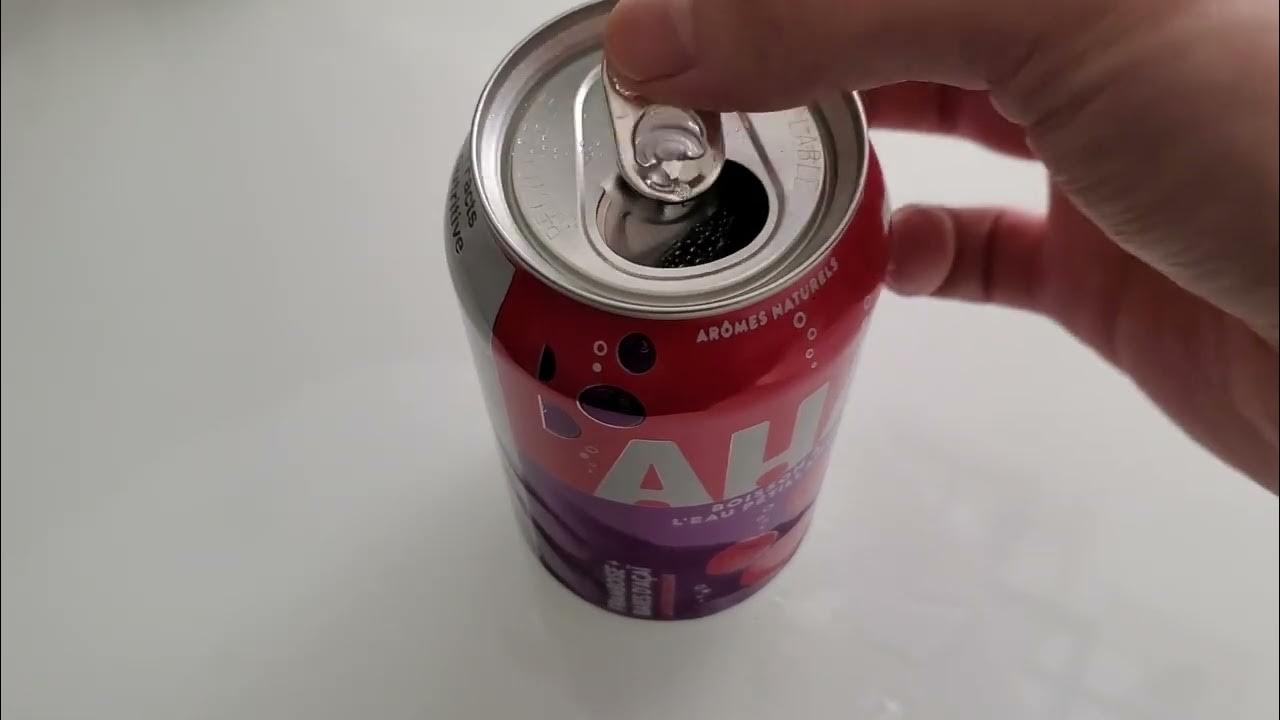 Review AHA Raspberry Acai Sparkling Water YouTube