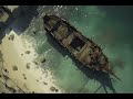DnD_compatible_animated_map Explore_Shipwreck_Shore_Ambience_for_VTT_Adventures!