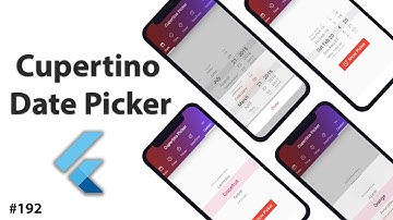 Flutter Tutorial - Cupertino Date Picker & Time Picker [2021] iOS Styled Date Picker