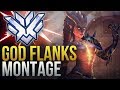 WHEN PROS DO GOD FLANKS - Overwatch Montage