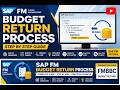 SAP FM Budget Return Process | Step by Step Tutorial with Practical Example