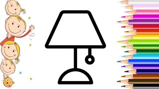 draw lamp for kids  Zeichenlampe für Kinder. #FunKeepArt#BeTaiNangTV