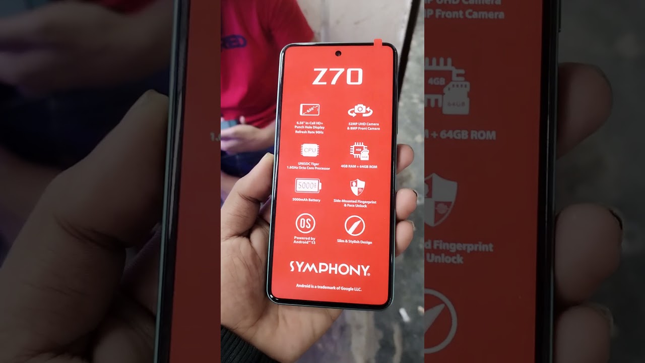 Symphony Z70 New Model 2024 BD Price 