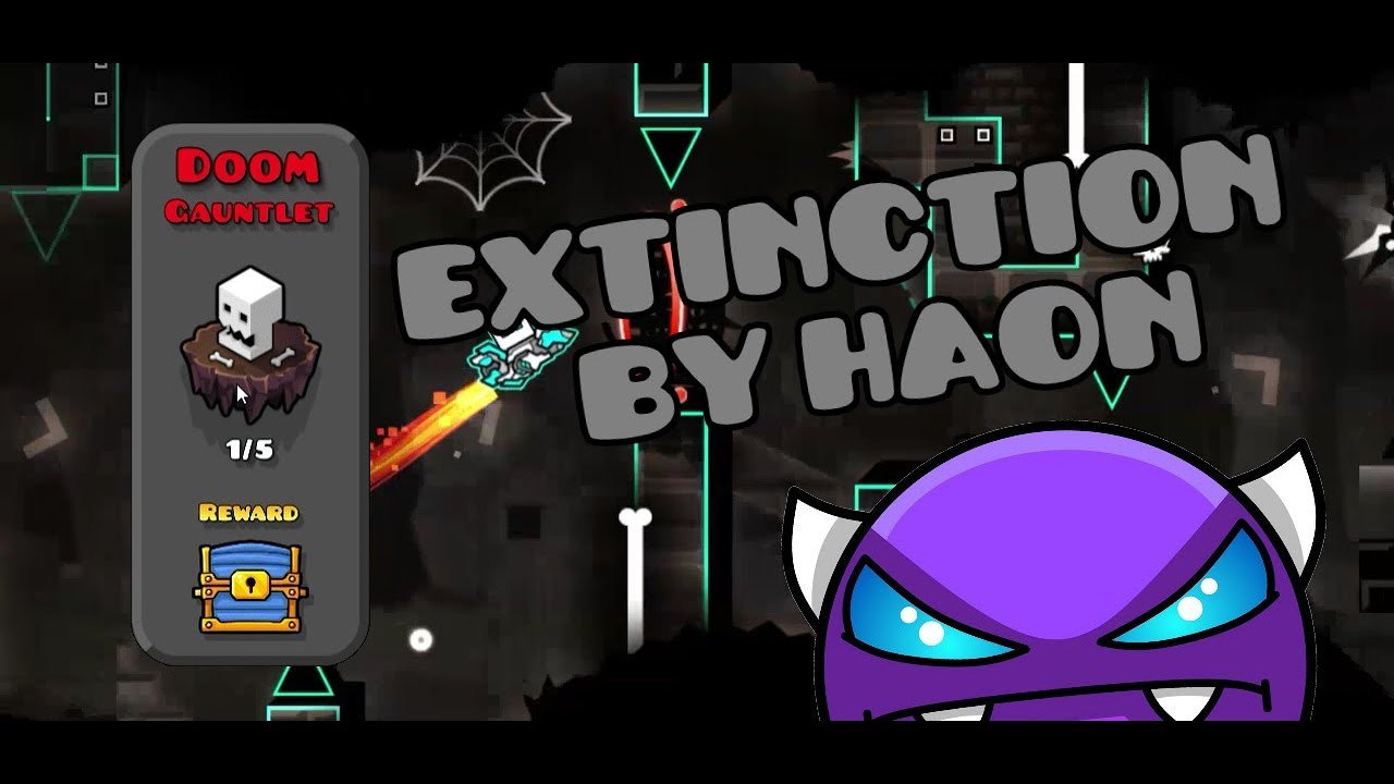[GD 2.1.1] Extinction by HaoN ( Doom Gauntlet #1 ) - YouTube
