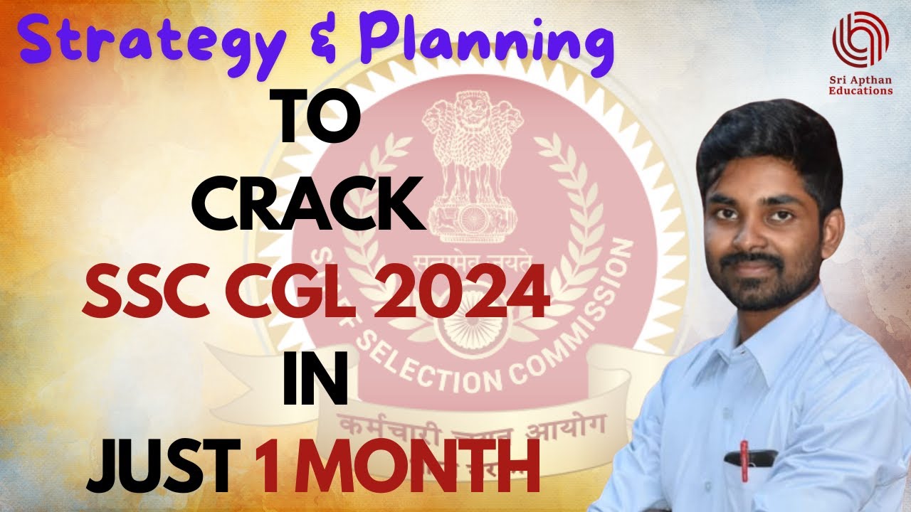 1 Month Study Plan to Crack SSC CGL 2024 | ARITHMETIC & ADVANCE MATHS ...