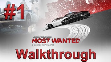 Need for Speed: Most Wanted (2012) - Walkthrough/Gameplay - Part 1 - NFS01 (XBOX 360/PS3/PC)
