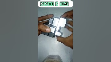 Mirror cube trick to solve 😳 #mirrorcube #trending  #tricks #shorts