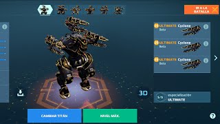 Ultimate Minos Ultimate Cyclone War Robots Wr