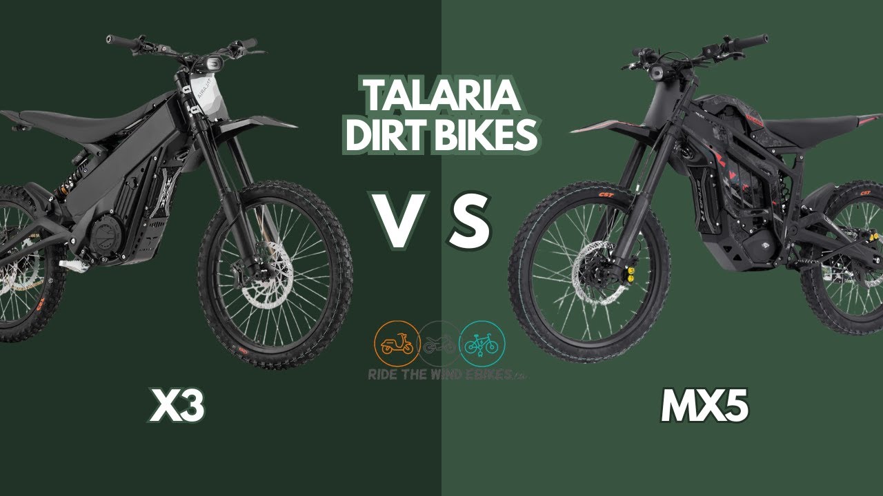 Talaria MX5 VS Talaria X3 Comparison | Dirt Bike Style Ebike - YouTube