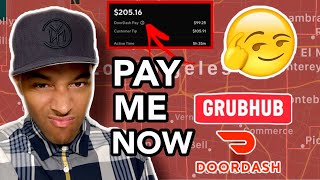 Multi-Apping 200 Dollar Day | Grubhub vs Doordash | Daily Earnings | Tesla Driver