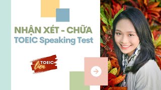 TOEIC SPEAKING | CHỮA ĐỀ 1