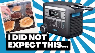 How Many Appliances Can it Power at Once? | Anker Powerhouse 767 | Cooking in the Snow