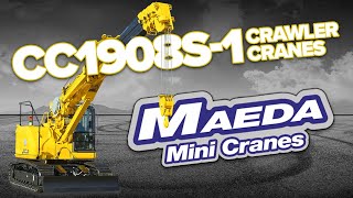 Maeda CC1908S-1 Crawler Crane | Big Lift Capacity in a Compact Design