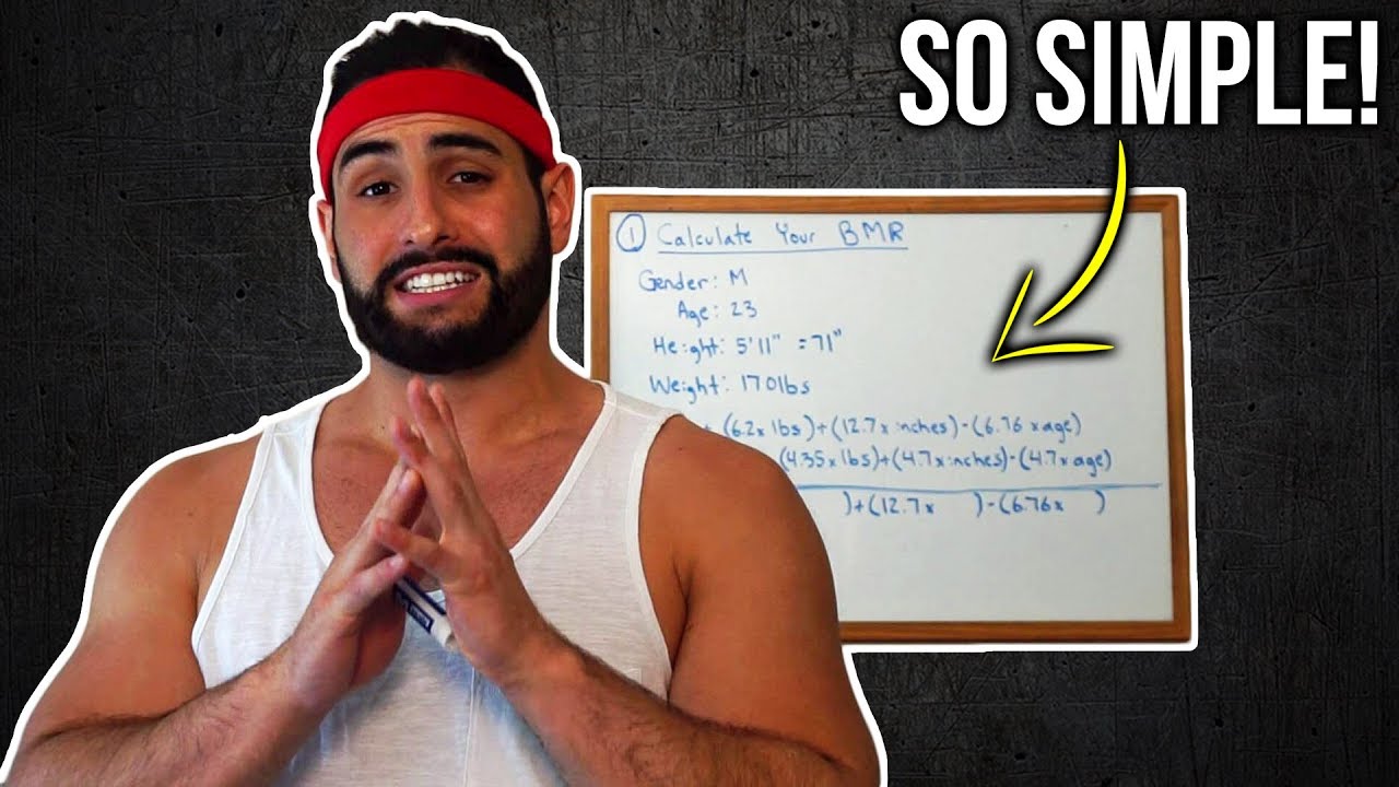 How to Calculate Calories To Burn Fat & Build Muscle (Deficit & Surplus