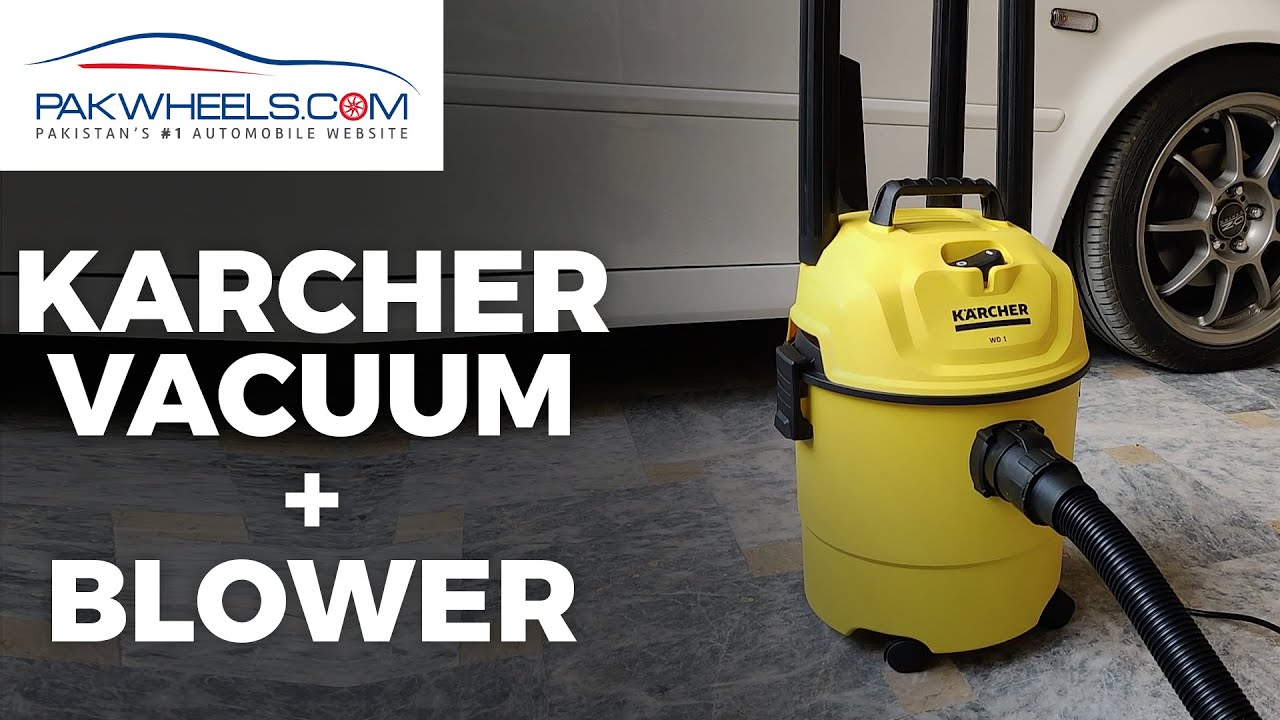 KARCHER WD1 Professional Wet and Dry Vacuum With Blower PakWheels
