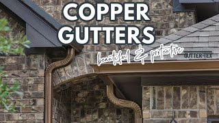 Copper Gutters Near Austin TX-Gutter Tex