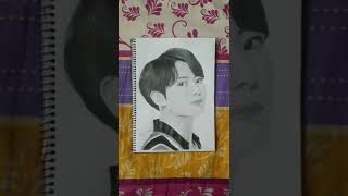 Menggambar Jungkook BTS #shorts