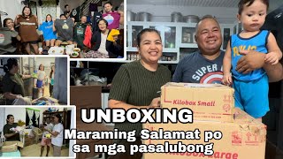 Unboxing LBC Box maraming salamat po sa mga pasalubong 