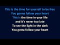 Scorpions Follow Your Heart KARAOKE
